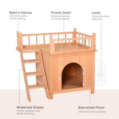 Wooden Outdoor Dog House
